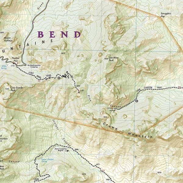 Big Bend National Park Map (National Geographic Trails Illustrated Map, 225) - Image 2