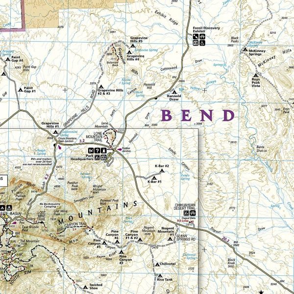 Big Bend National Park Map (National Geographic Trails Illustrated Map, 225) - Image 3