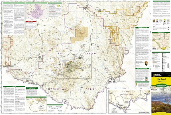 Big Bend National Park Map (National Geographic Trails Illustrated Map, 225) - Image 4