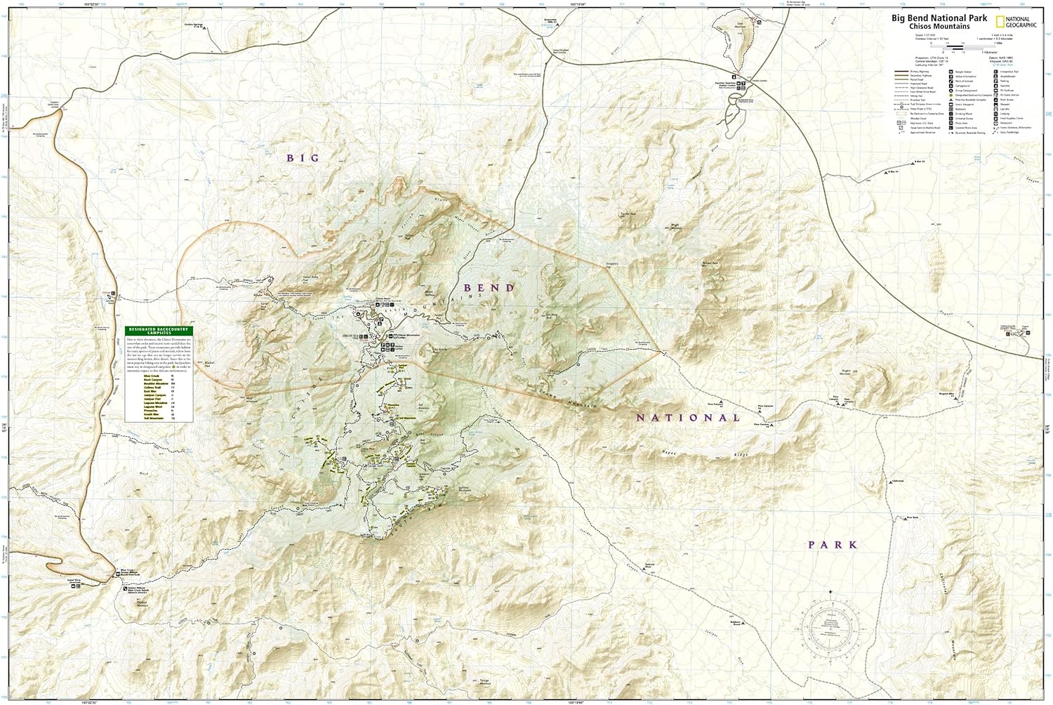 Big Bend National Park Map (National Geographic Trails Illustrated Map, 225) - Image 5