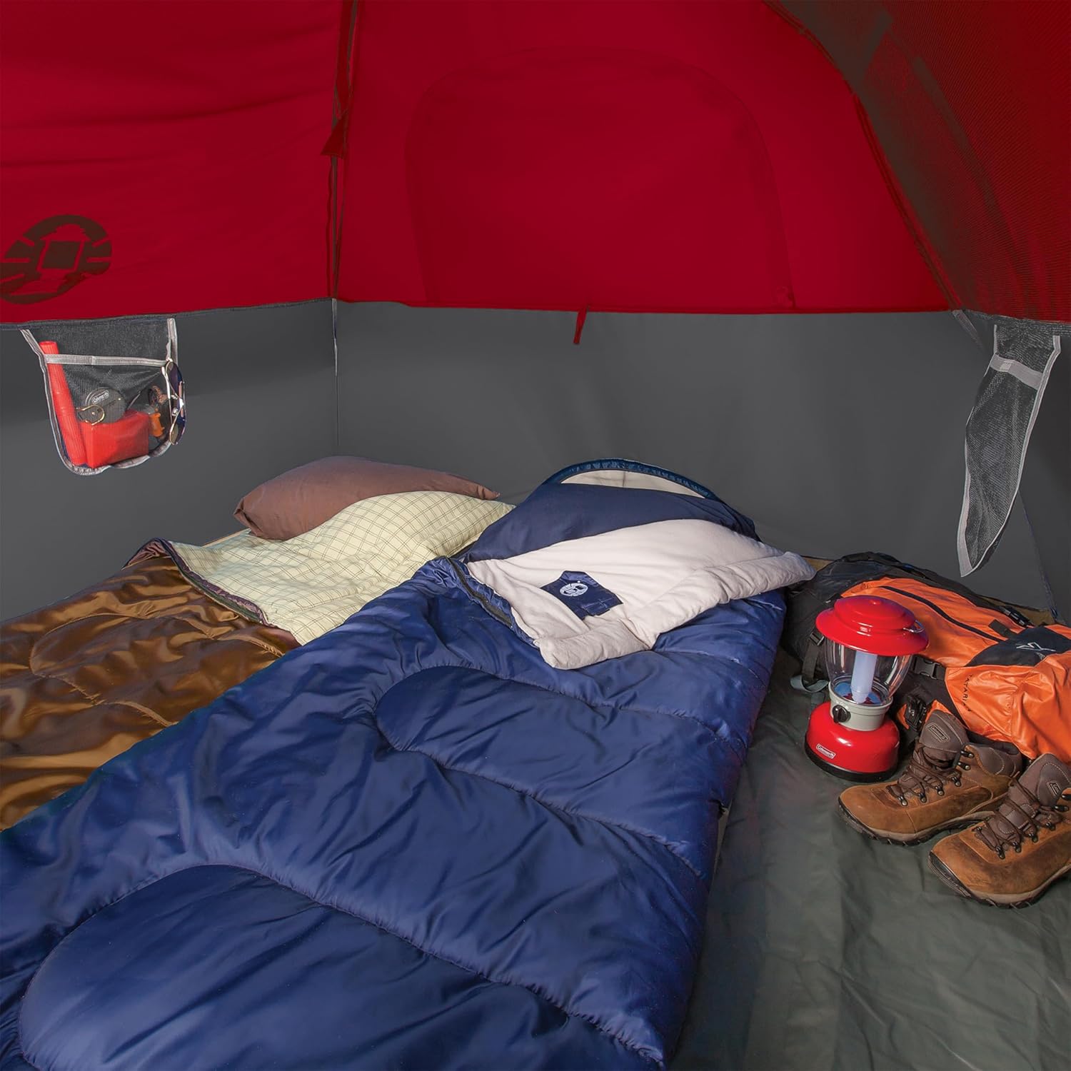 Coleman® Brazos™ 30°F Sleeping Bag, Blue - Image 2