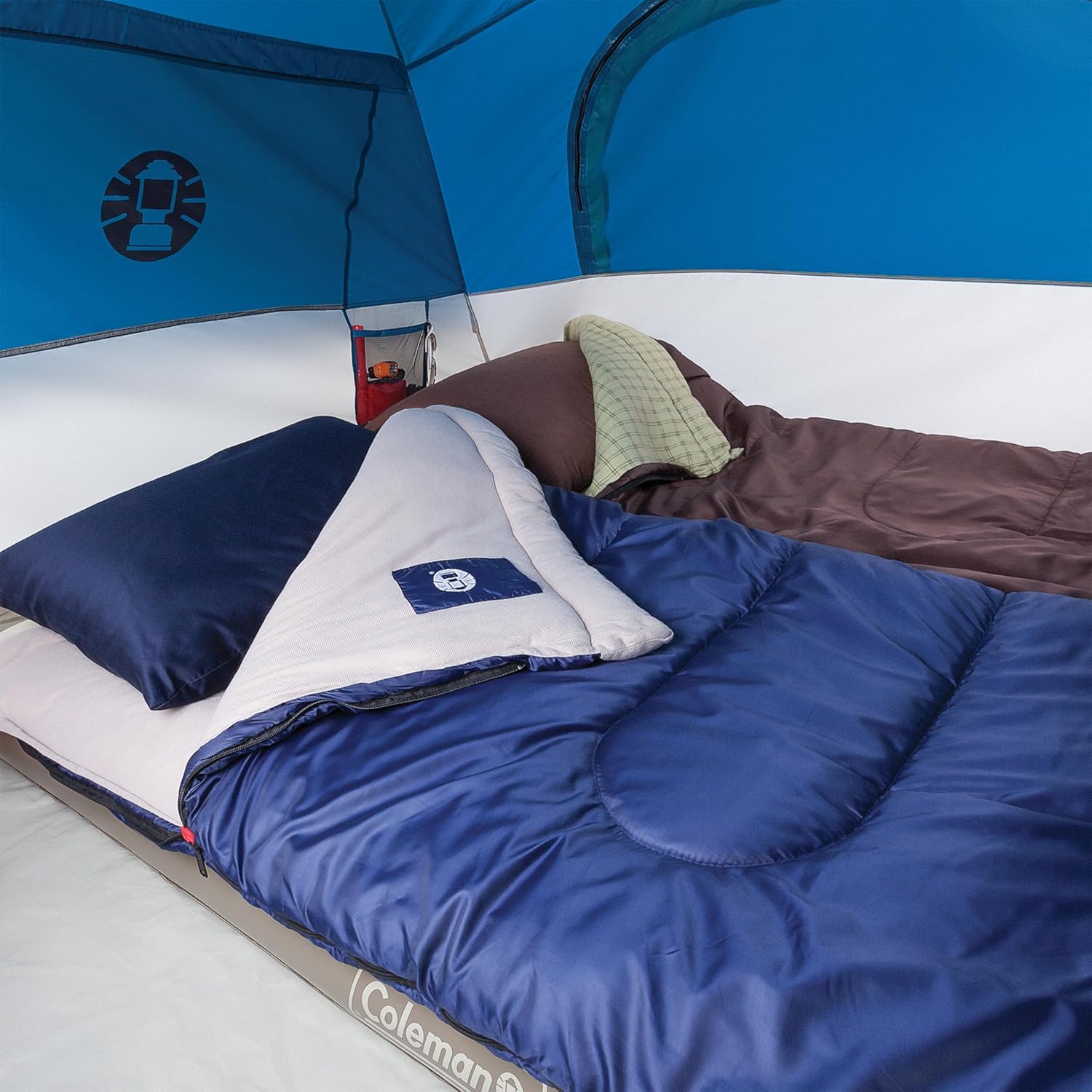 Coleman® Brazos™ 30°F Sleeping Bag, Blue - Image 4