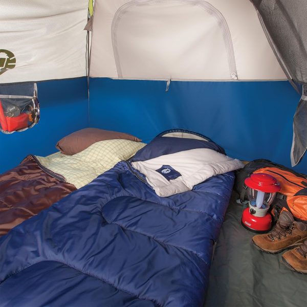 Coleman® Brazos™ 30°F Sleeping Bag, Blue - Image 5