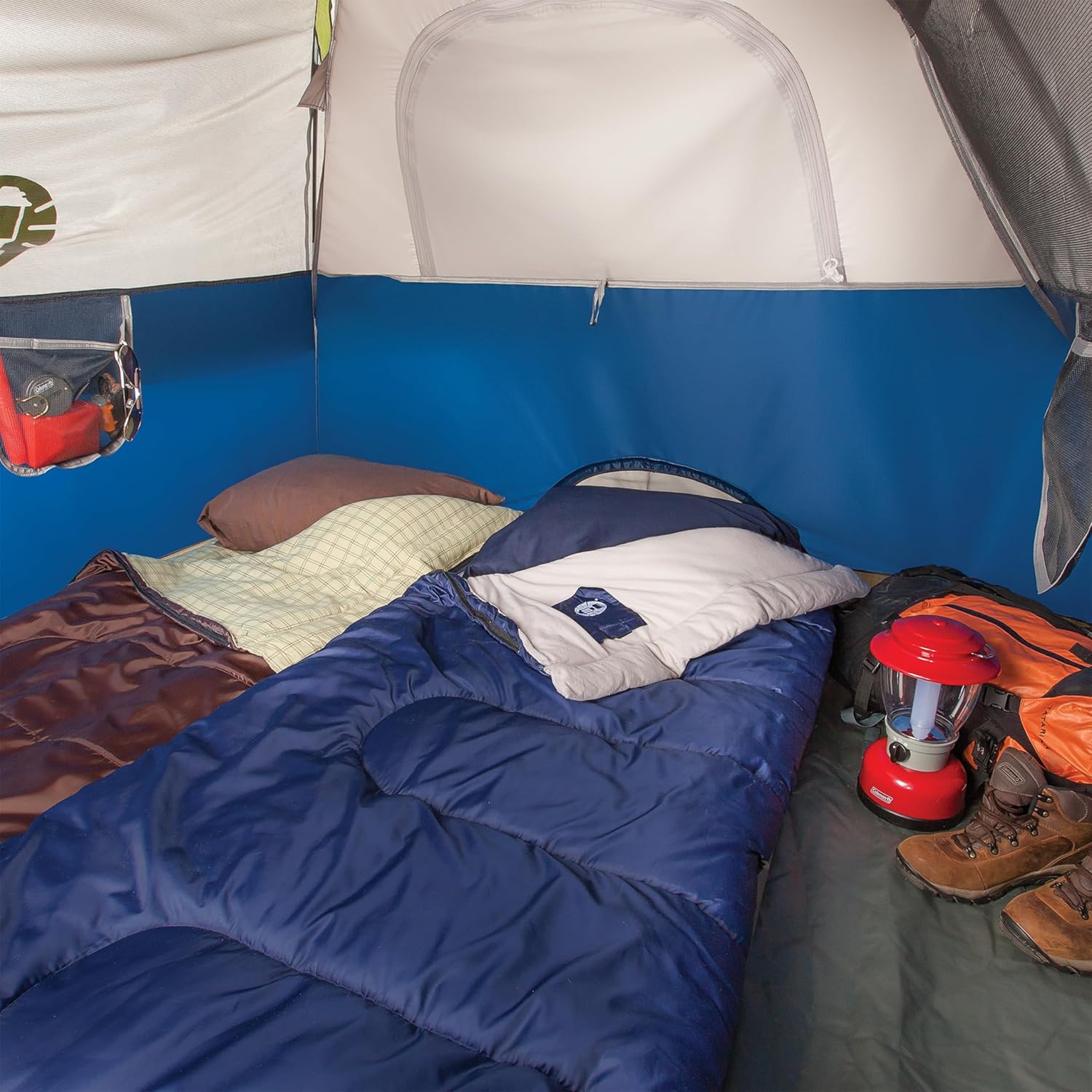 Coleman® Brazos™ 30°F Sleeping Bag, Blue - Image 5