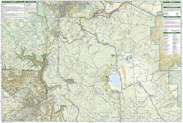 Flagstaff, Sedona Map [Coconino and Kaibab National Forests] (National Geographic Trails Illustrated Map, 856) - Image 5